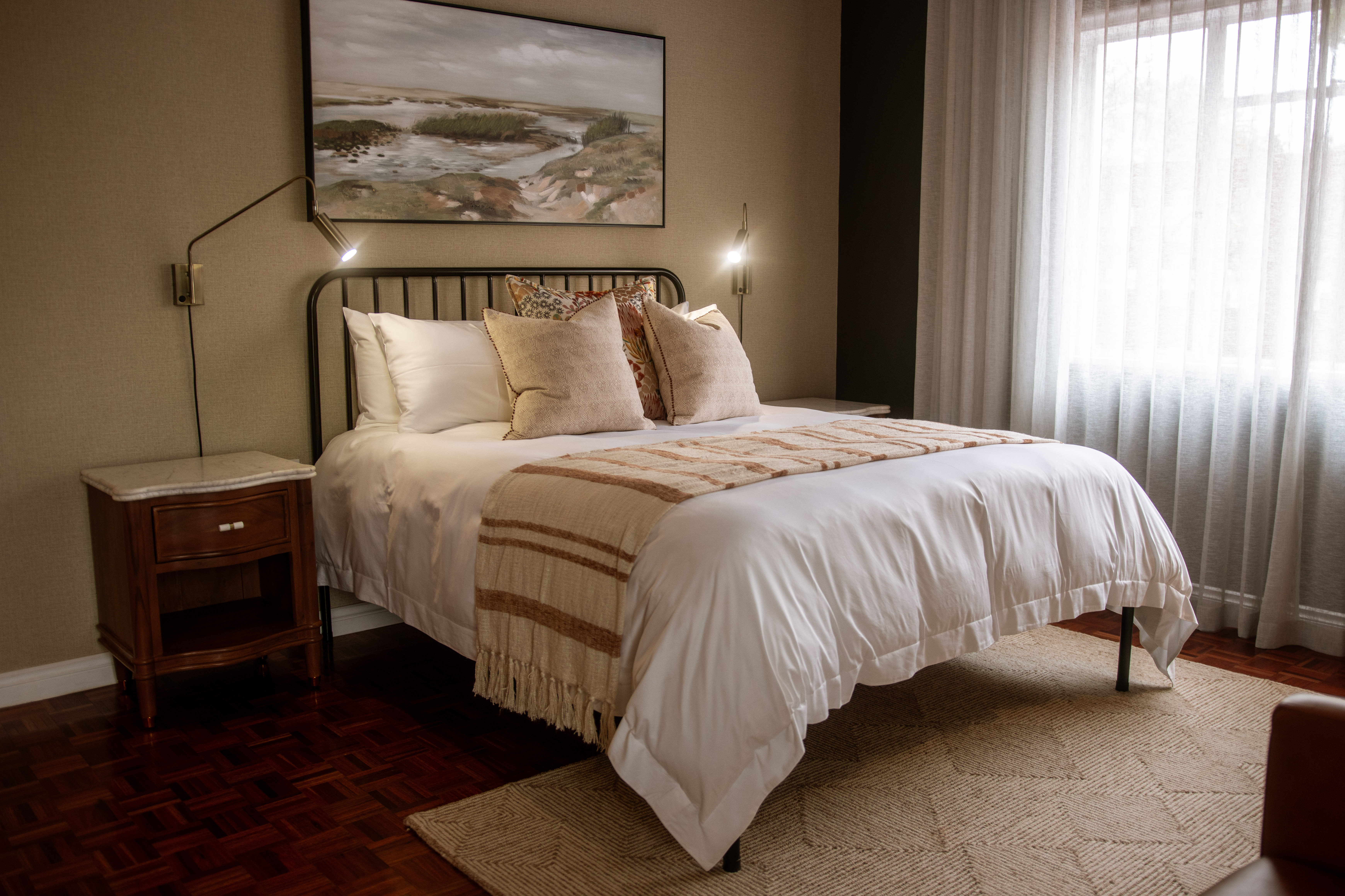 three products on a table