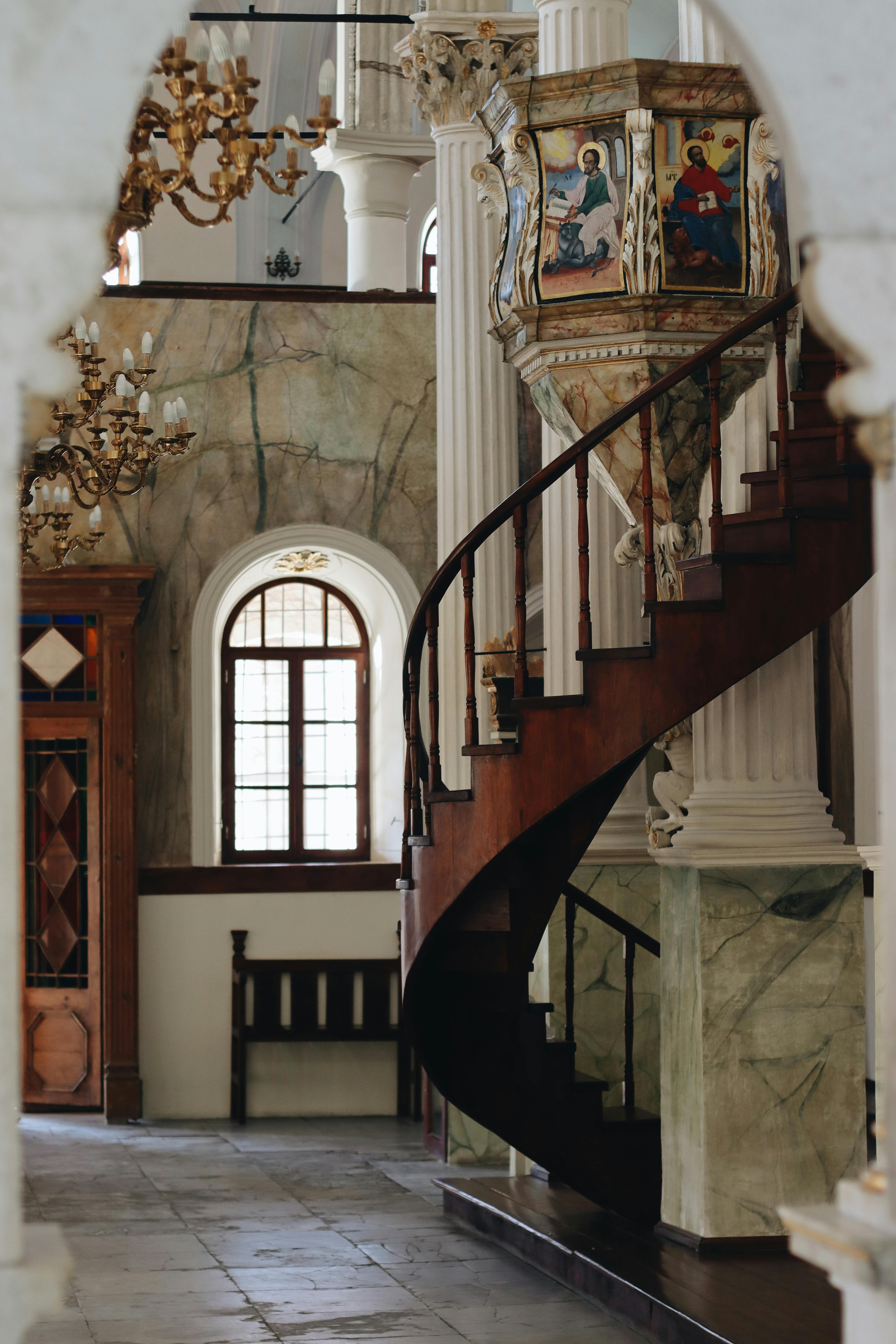 Light streaming into the room from an open window.