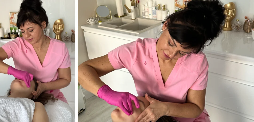 Specjalistka wykonująca masaż transbukalny w gabinecie Belleza w Rzeszowie