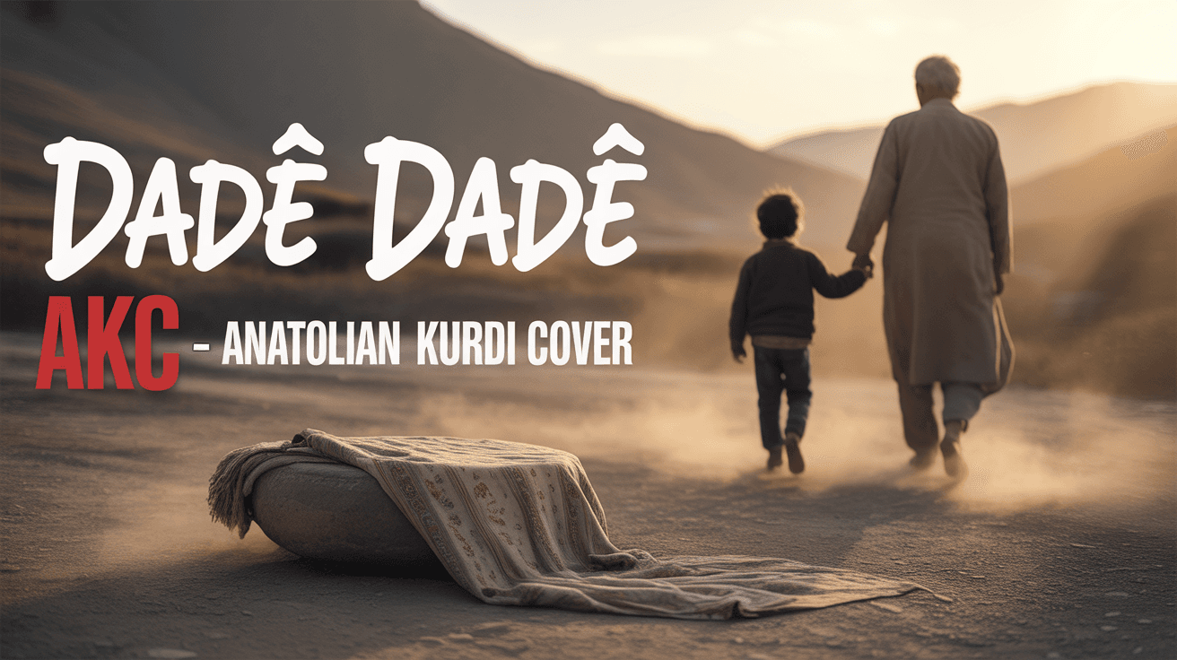 Child and elder walking mountain path with Dade Dade Kurdish cover title