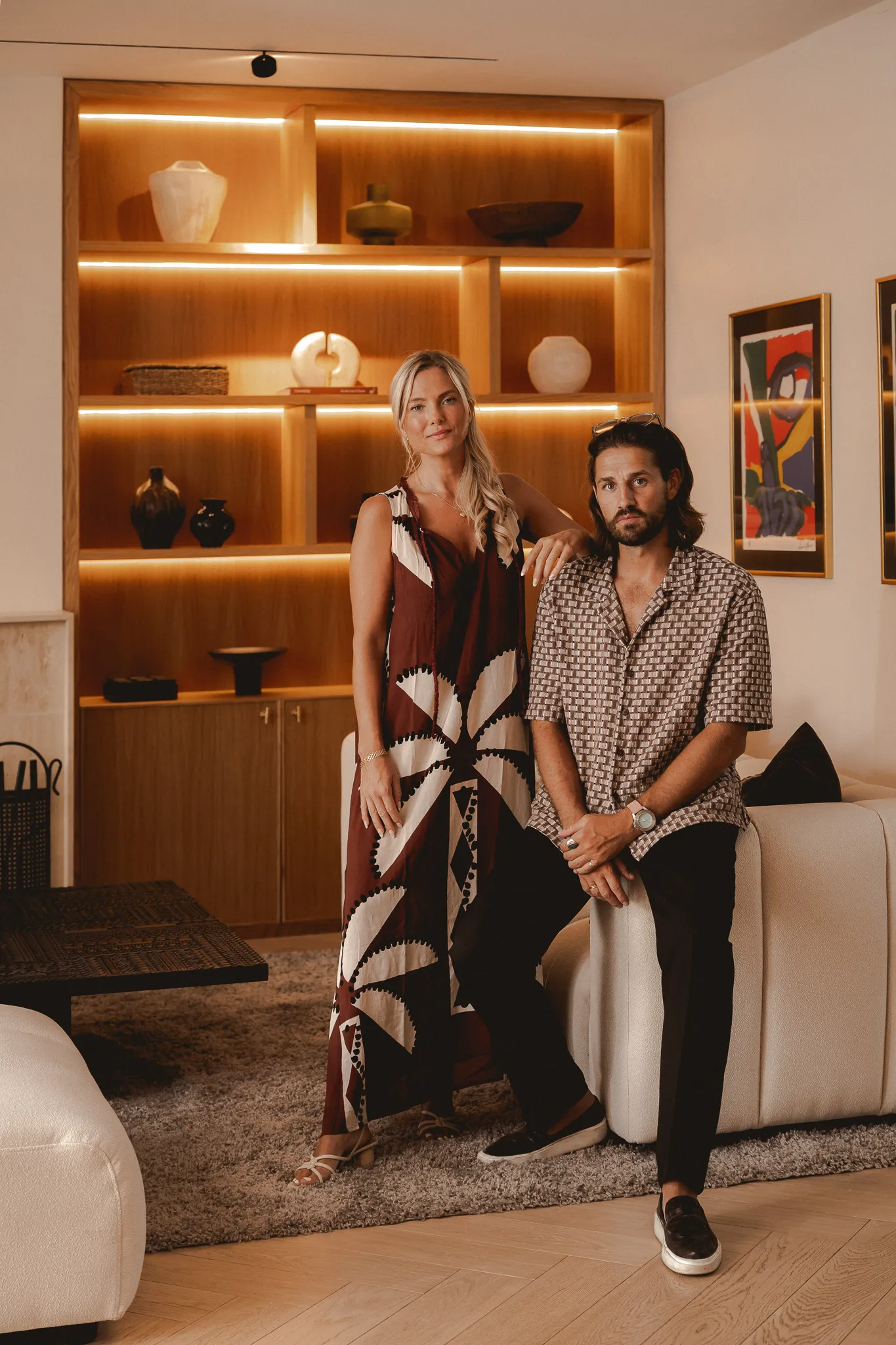 Concept Living founders, in beachside villa.