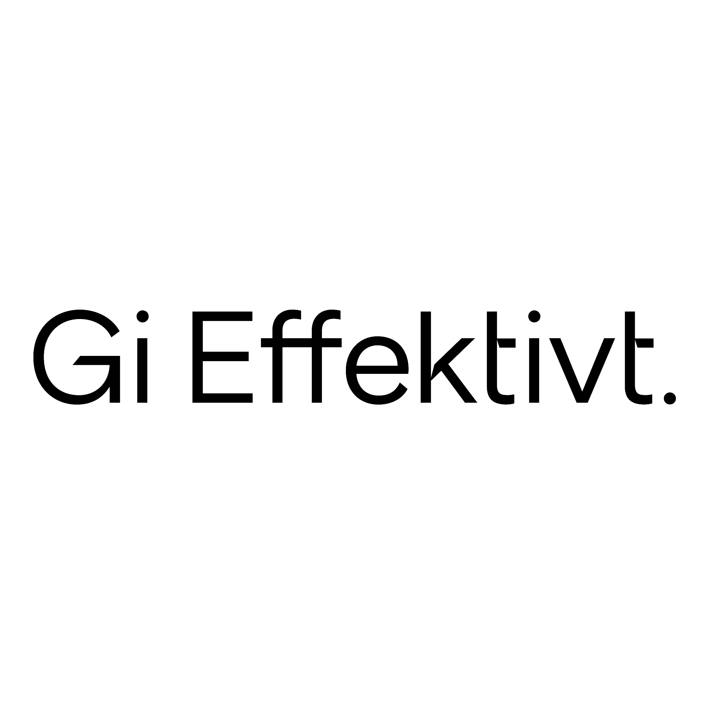 Gi Effektivt