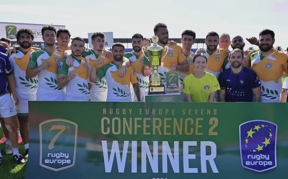 cyprus players with trophy