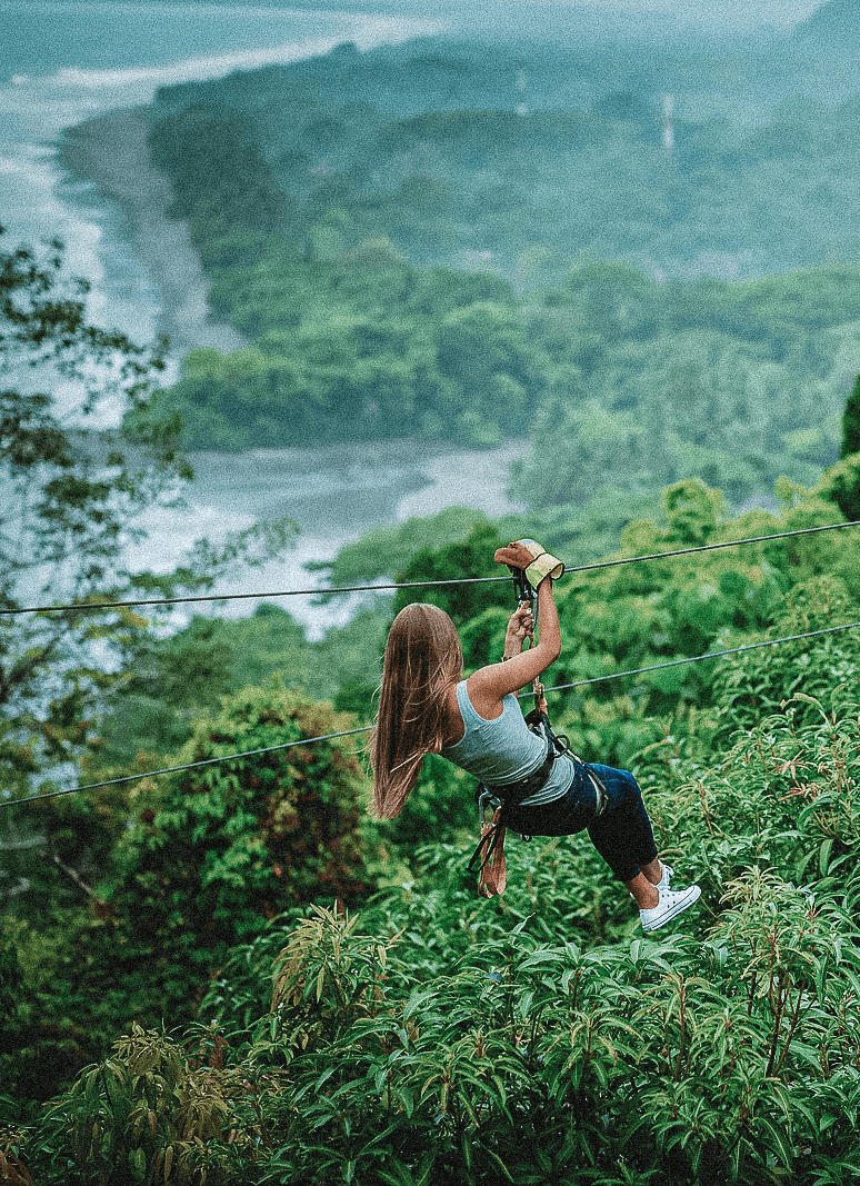 Zip lining Dominical Costa Rica