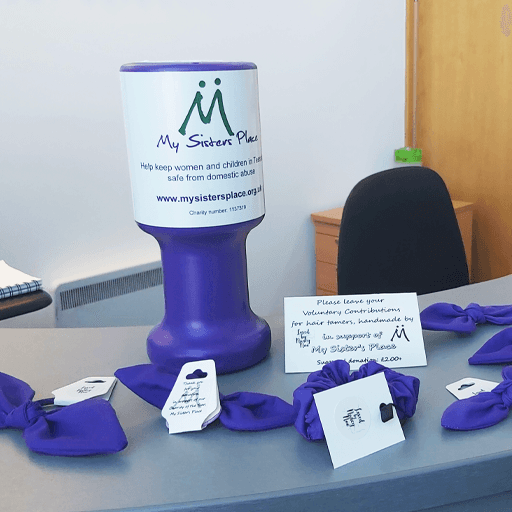 My Sisters Place Donation Box