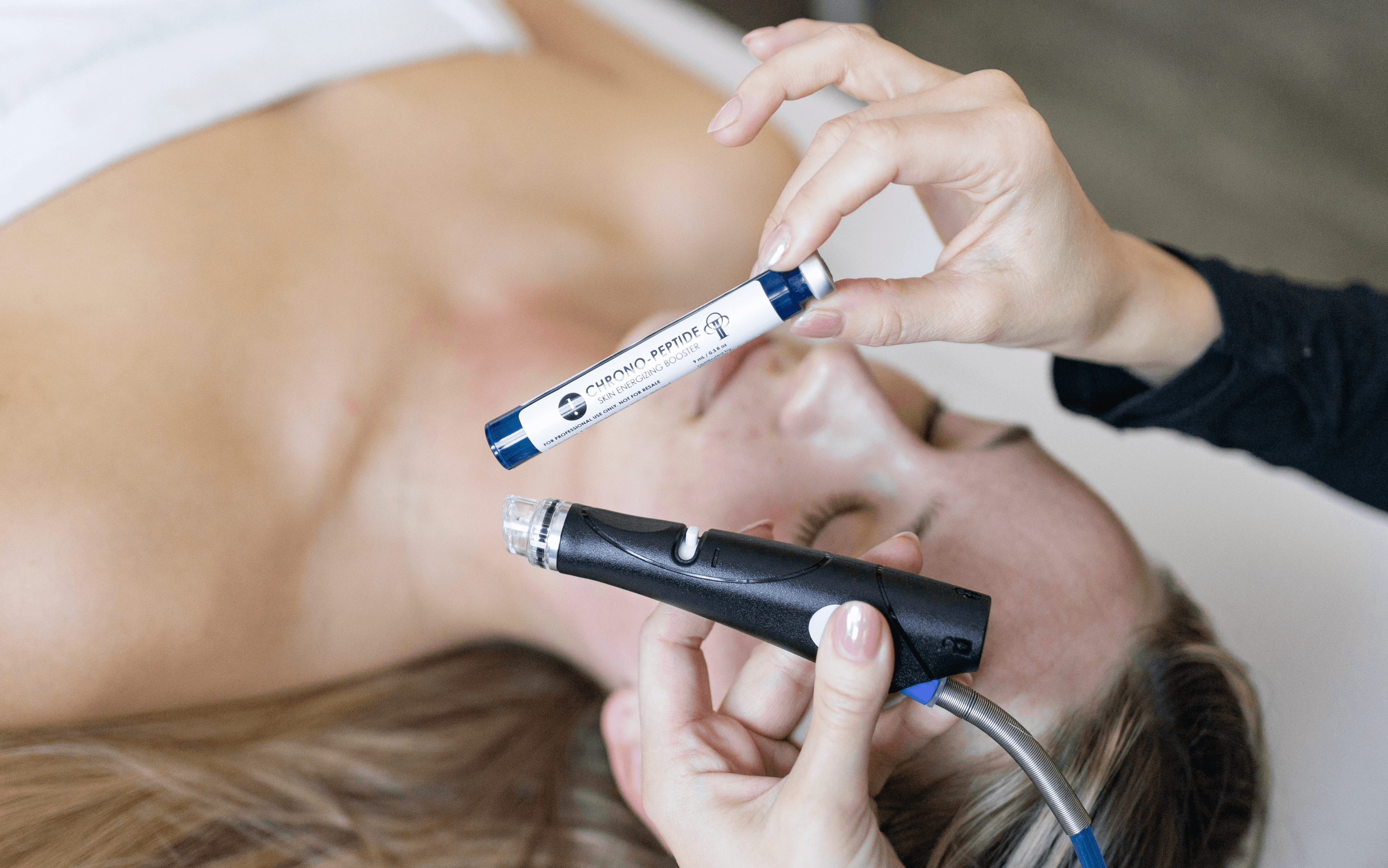 Corrective Boosters pair with hydrafacial