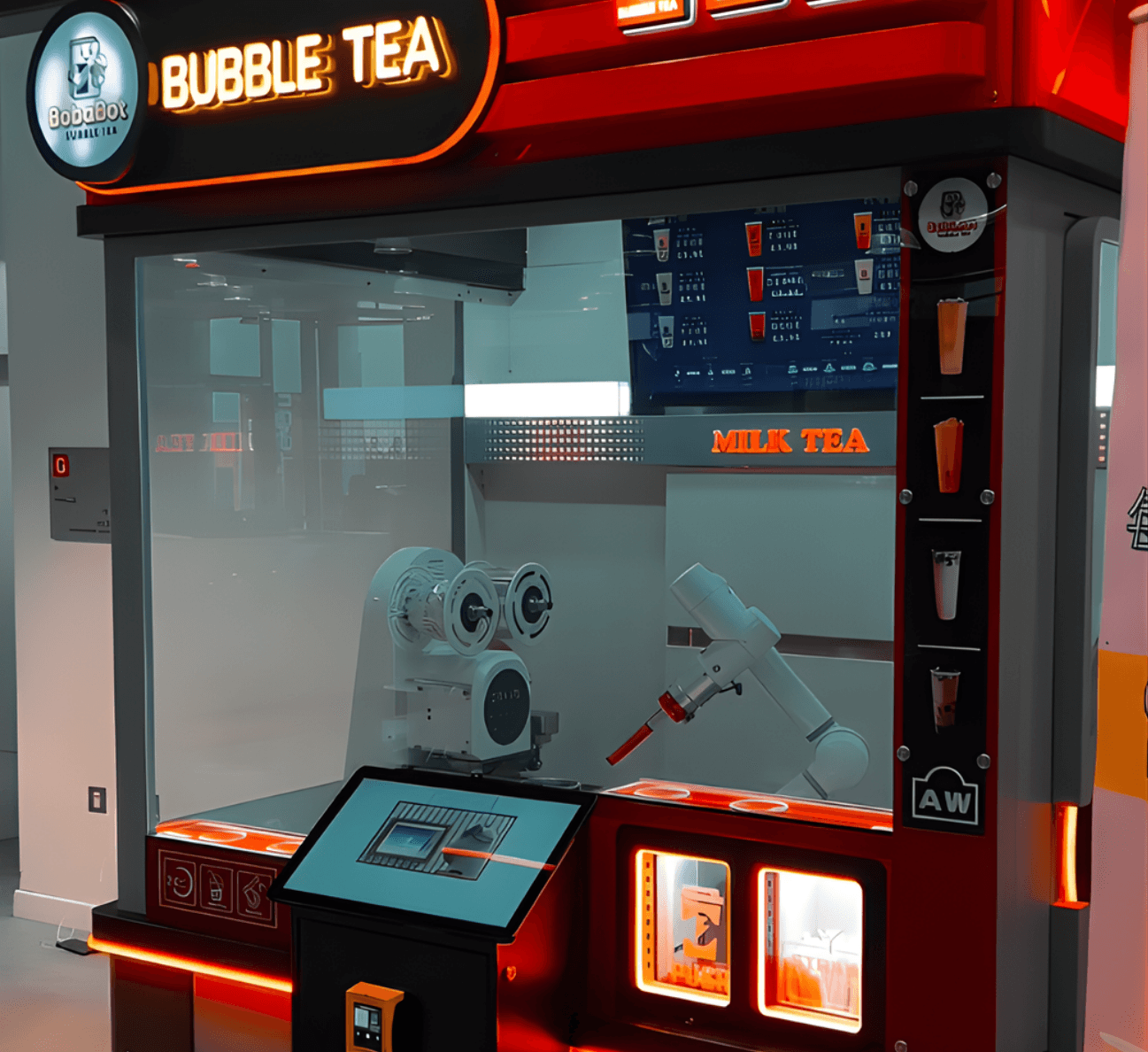 abstract flowing object