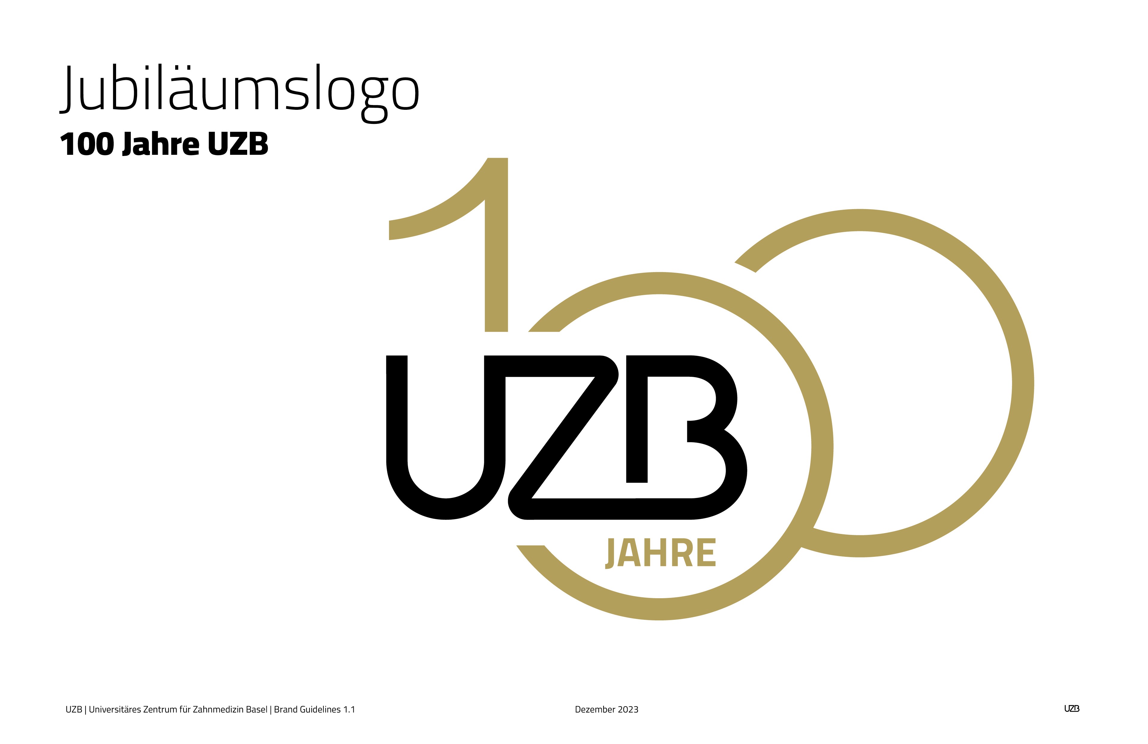 Logo Design für das Universitäre Zentrum für Zahnmedizin Basel – freundliches, klares Markenzeichen mit menschlicher Wirkung.