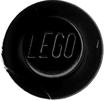 Black LEGO stud