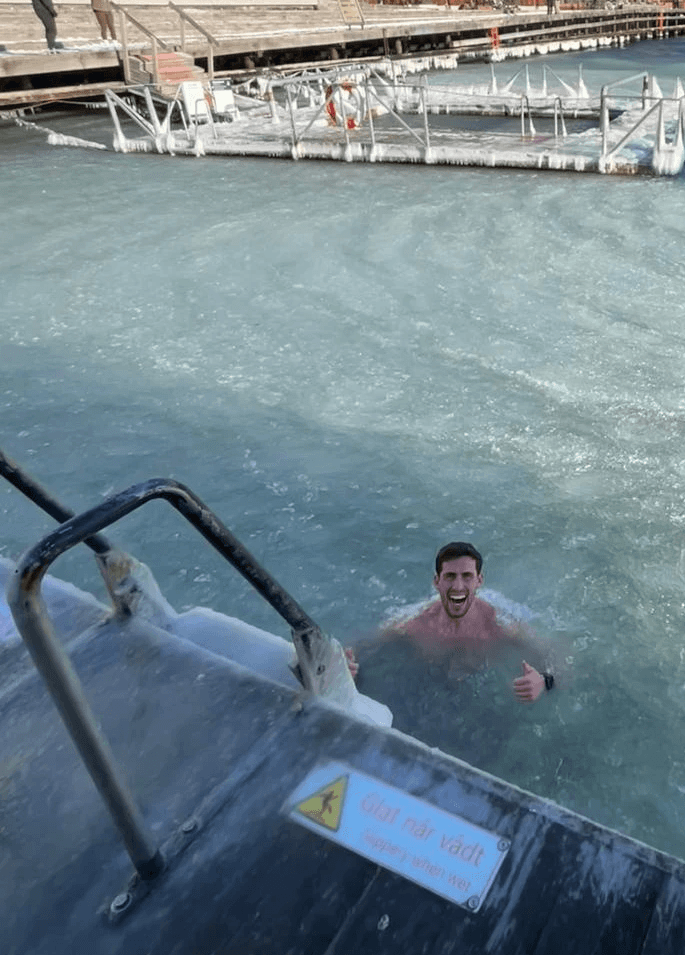 Vintage Car Under Palm Trees