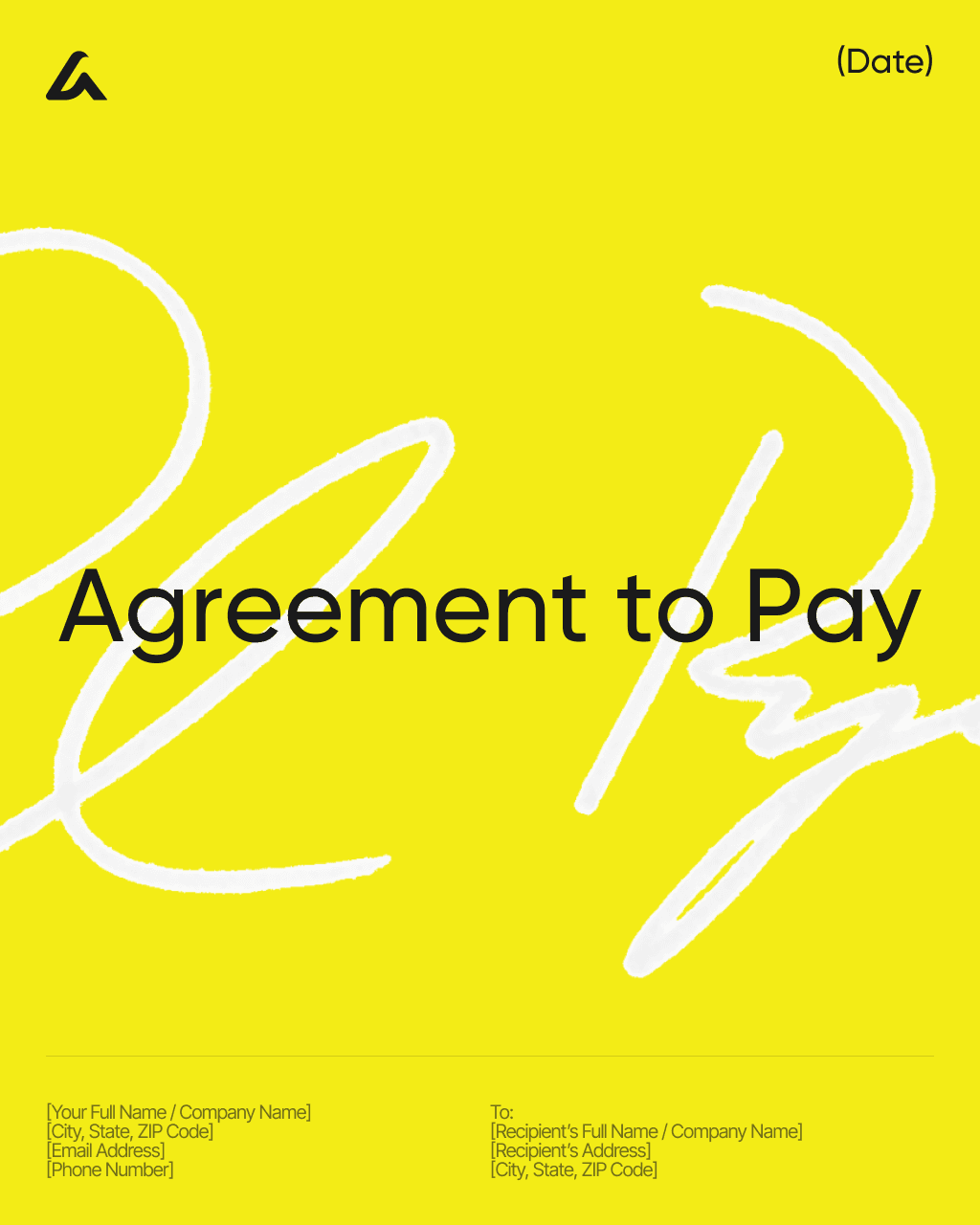 Agreement to Pay