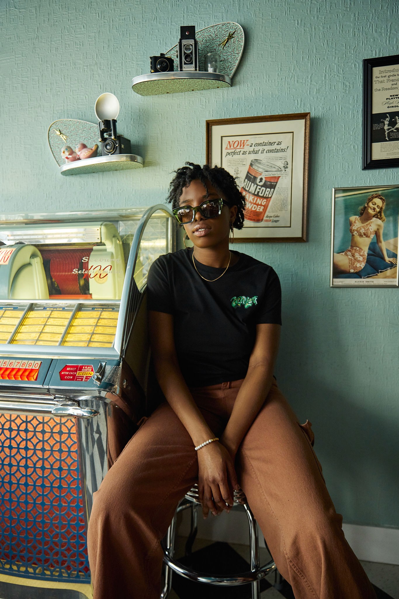 Close-up of dark green grass blades.