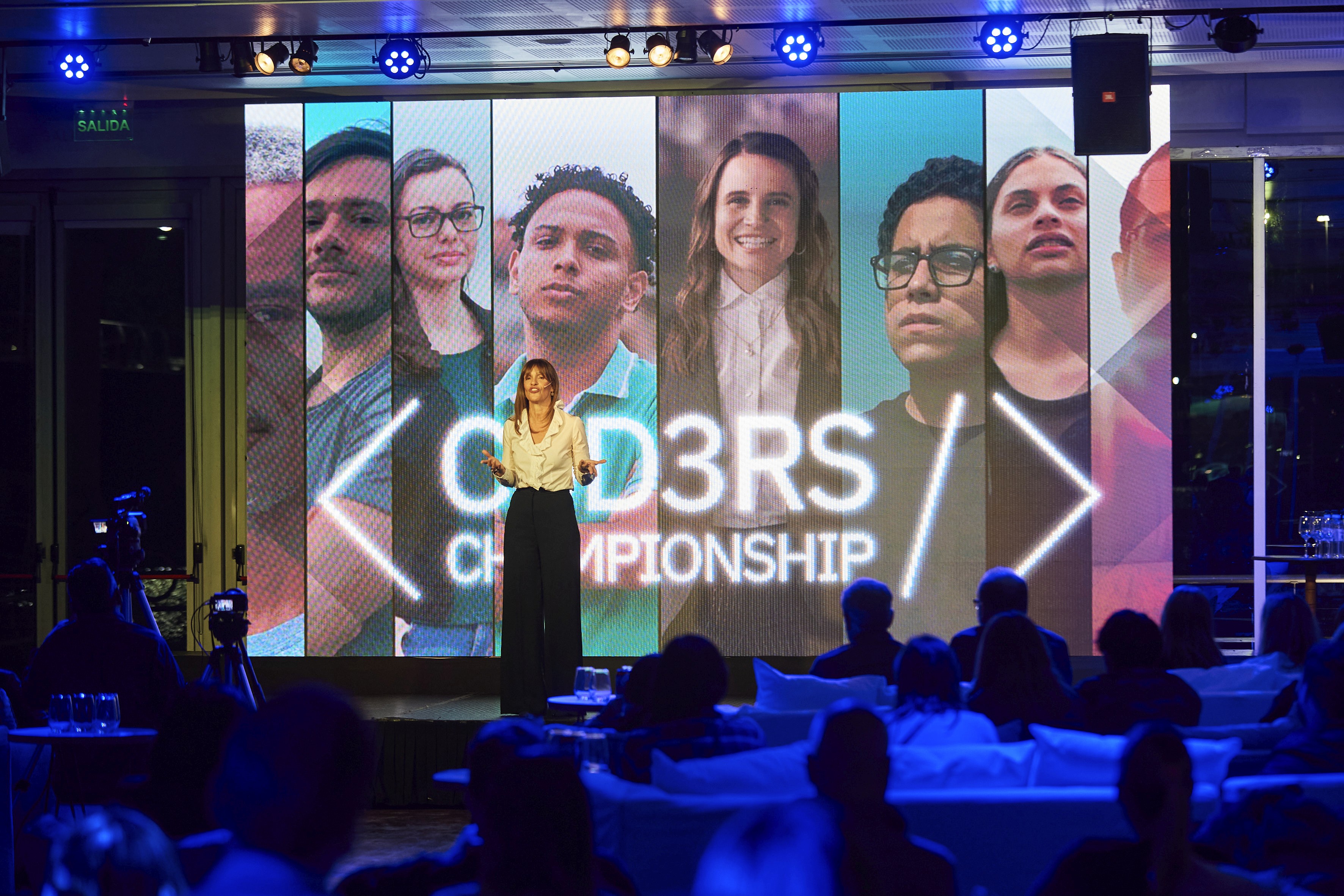 DJ in front of the crowd