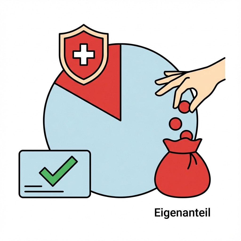 Gutachten-Checkliste auf Klemmbrett. Abgehakt: Anamnese, Befund, Diagnose. Offen: Empfehlung, Abschluss. Daneben ein aufsteigendes Balkendiagramm.