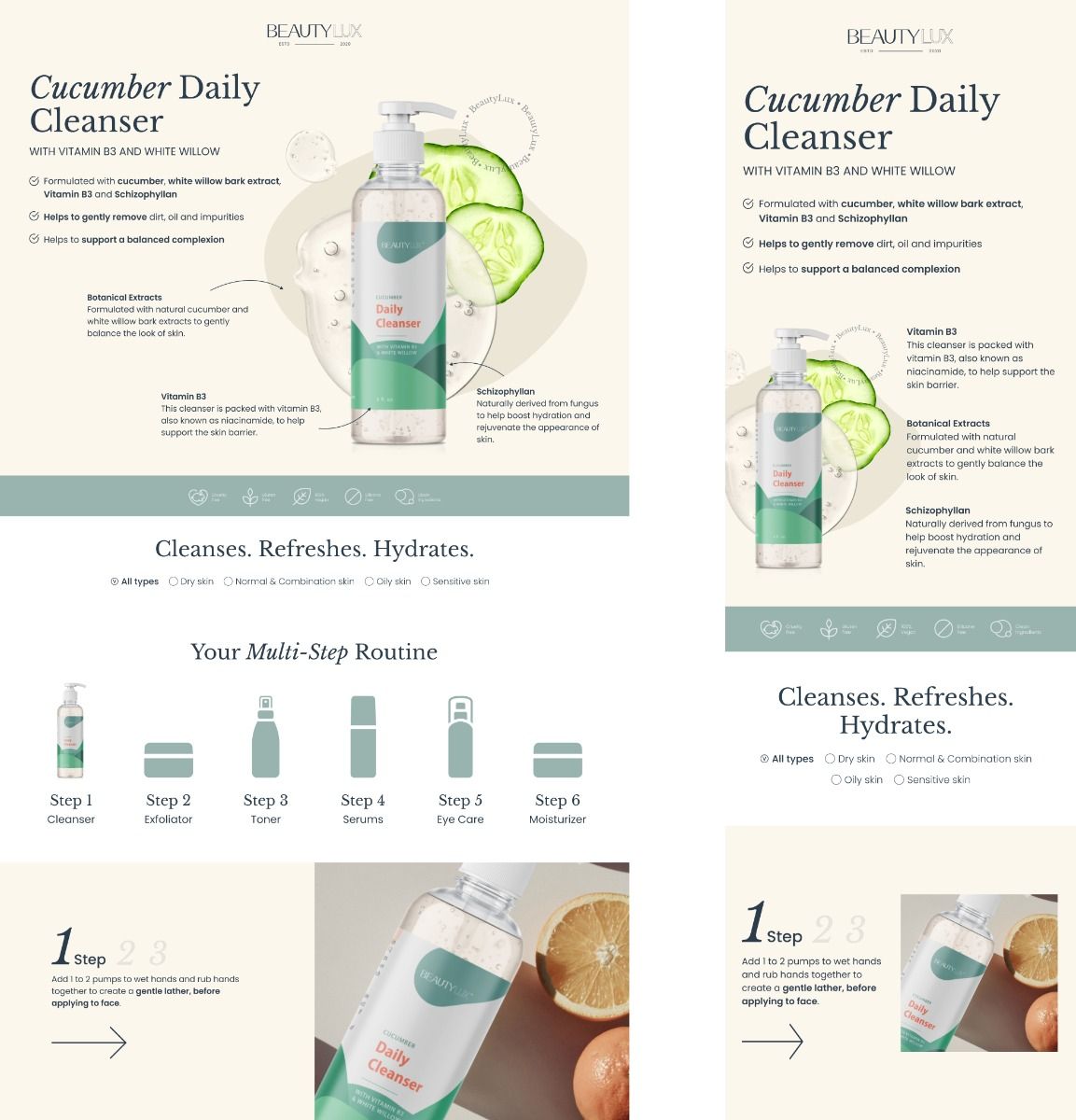 Example work of ui ux design