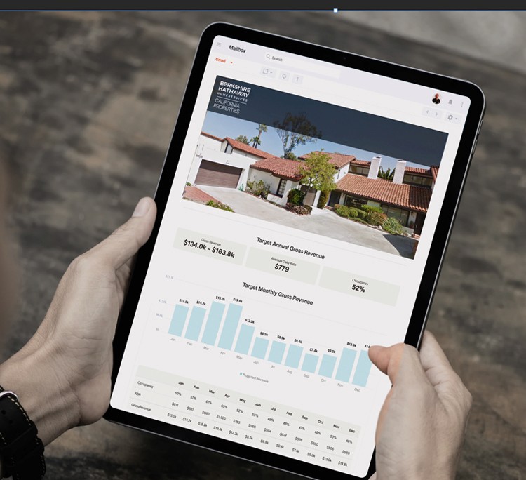 Short Term rental revenue projection to see what the property can make annually