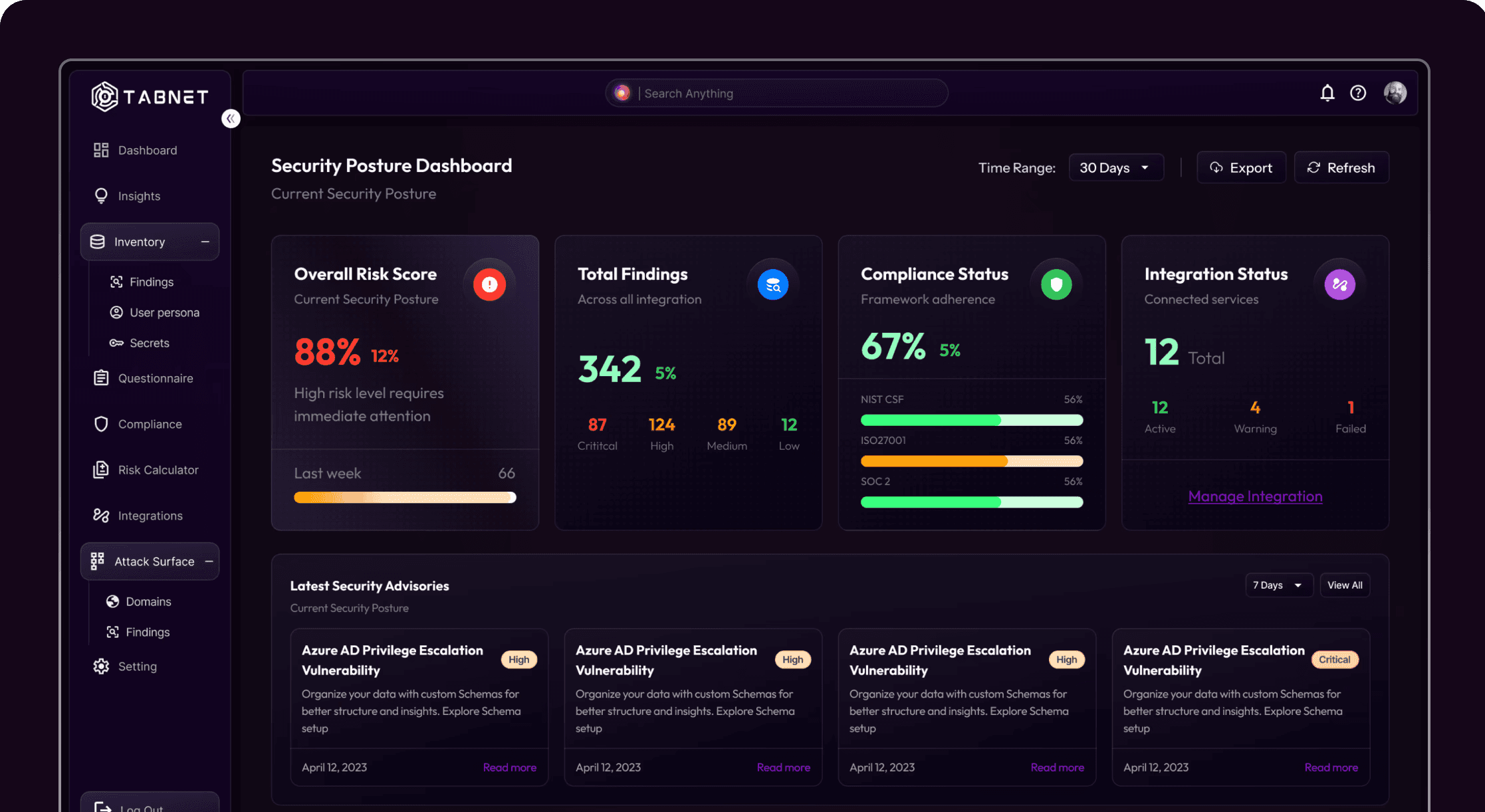Tablet showing Bloomy UI