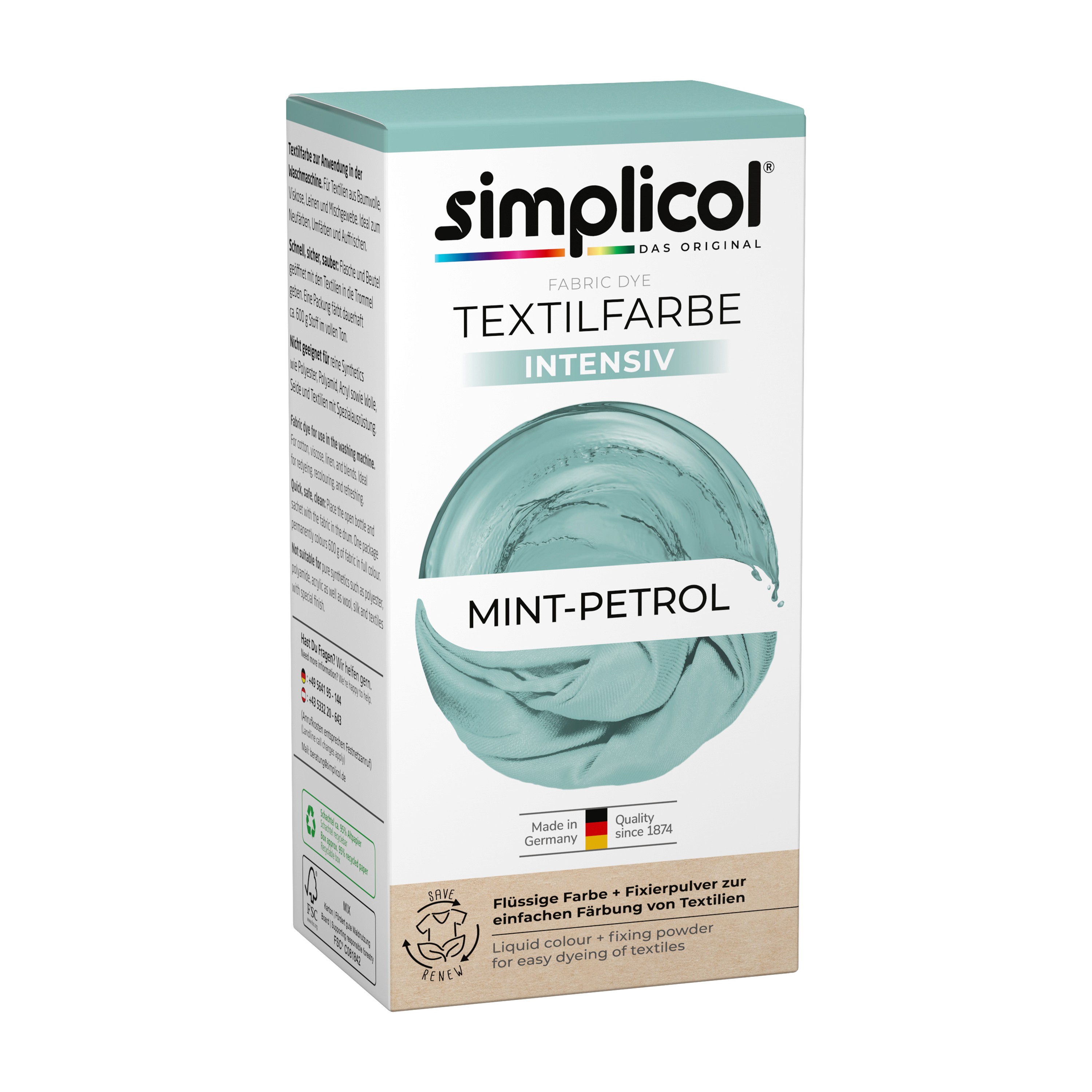 Simplicol Intensiv Mint-Petrol