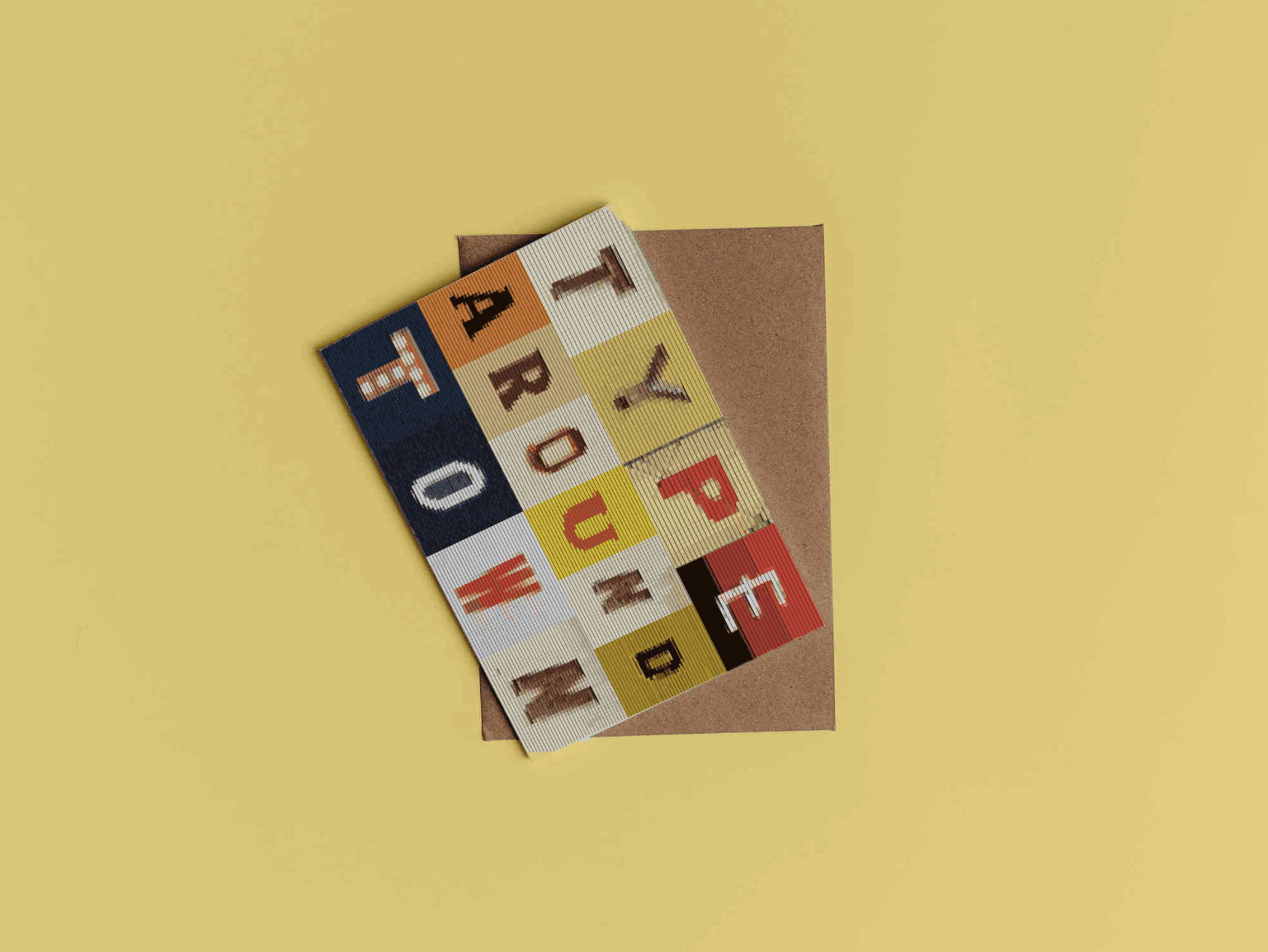 Abstract blue shapes create an interesting pattern.