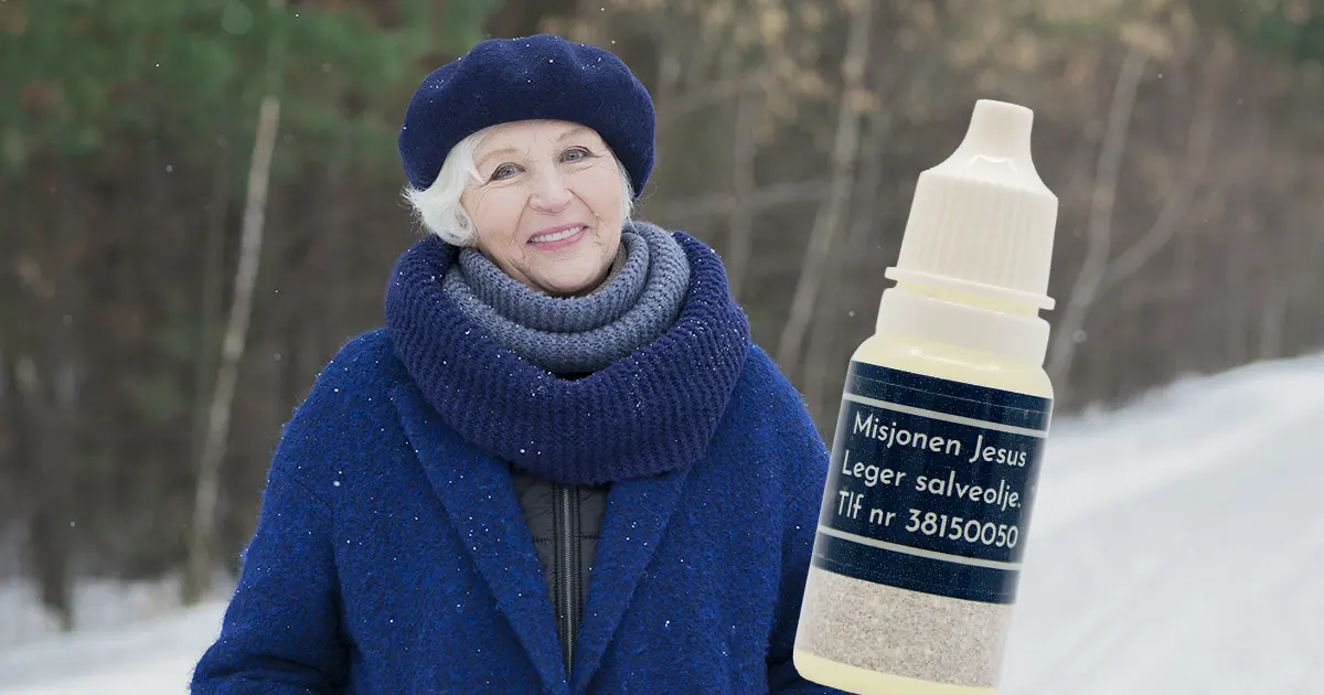 Illustrasjonsbilde av en kvinne som har blitt helbredet etter bruk av salveoljen.