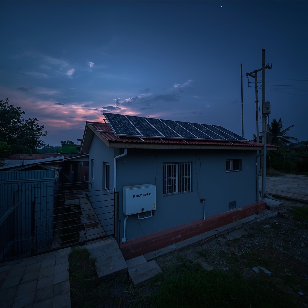 Arush Solar Tech off grid rooftop solar system installation Karnataka independent power supply