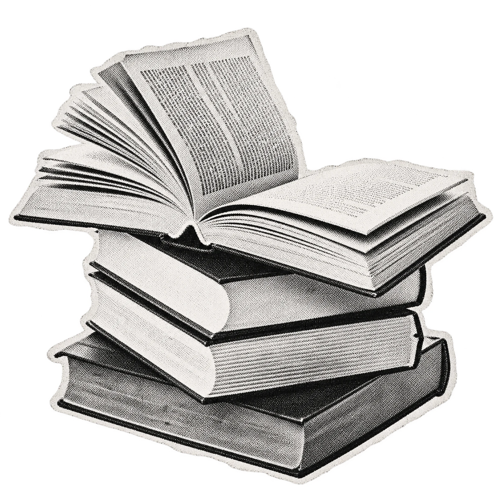 pile livres ouverts