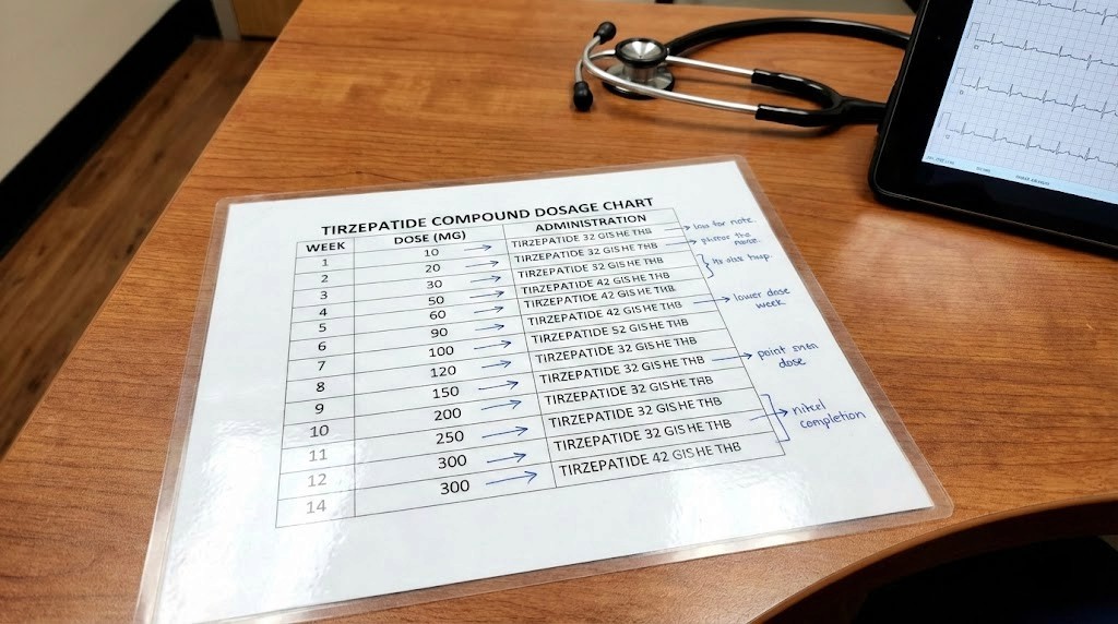 Tirzepatide compound dosage chart