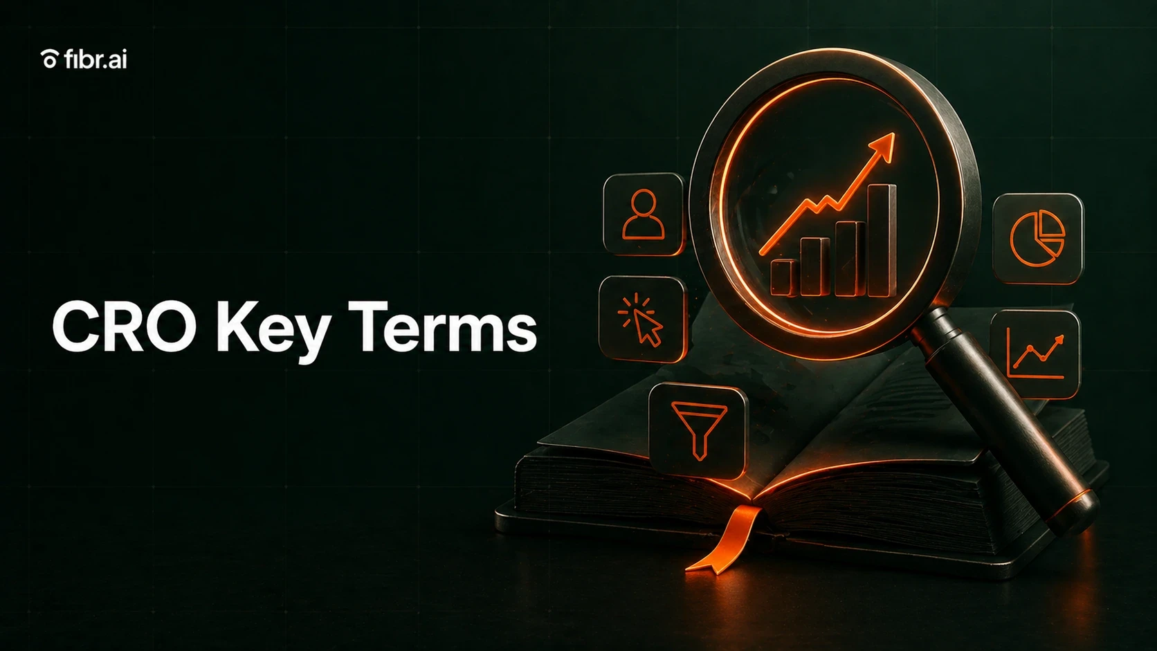 Futuristic CRO blog cover showing a glowing upward arrow breaking through obstacles beside a mobile interface, symbolizing conversion growth and optimization challenges.