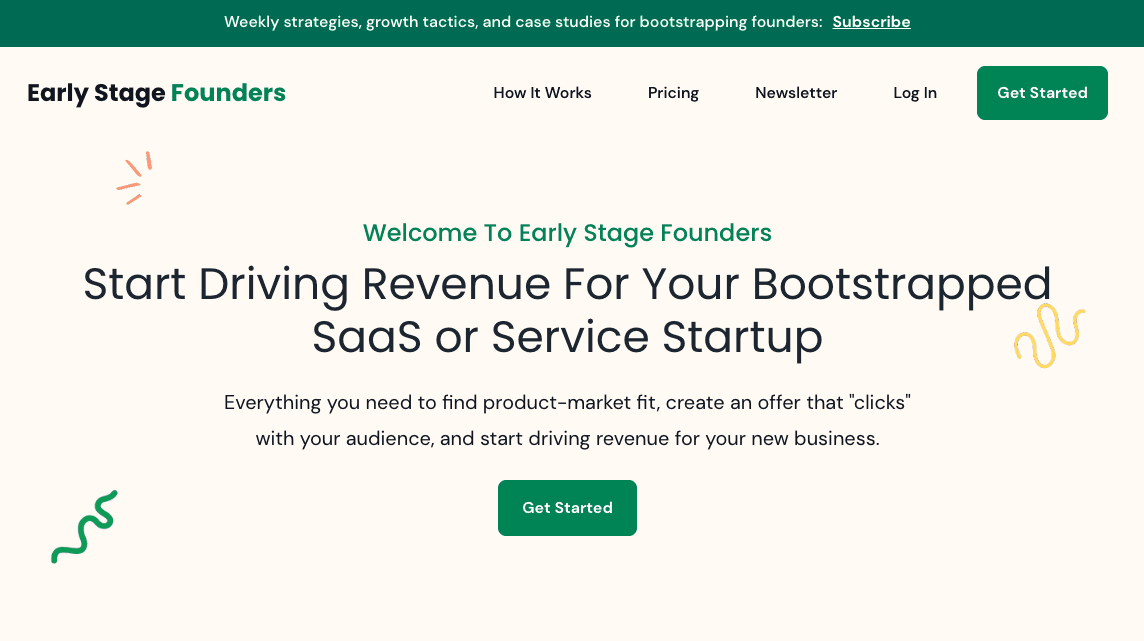 Early Stage Founders