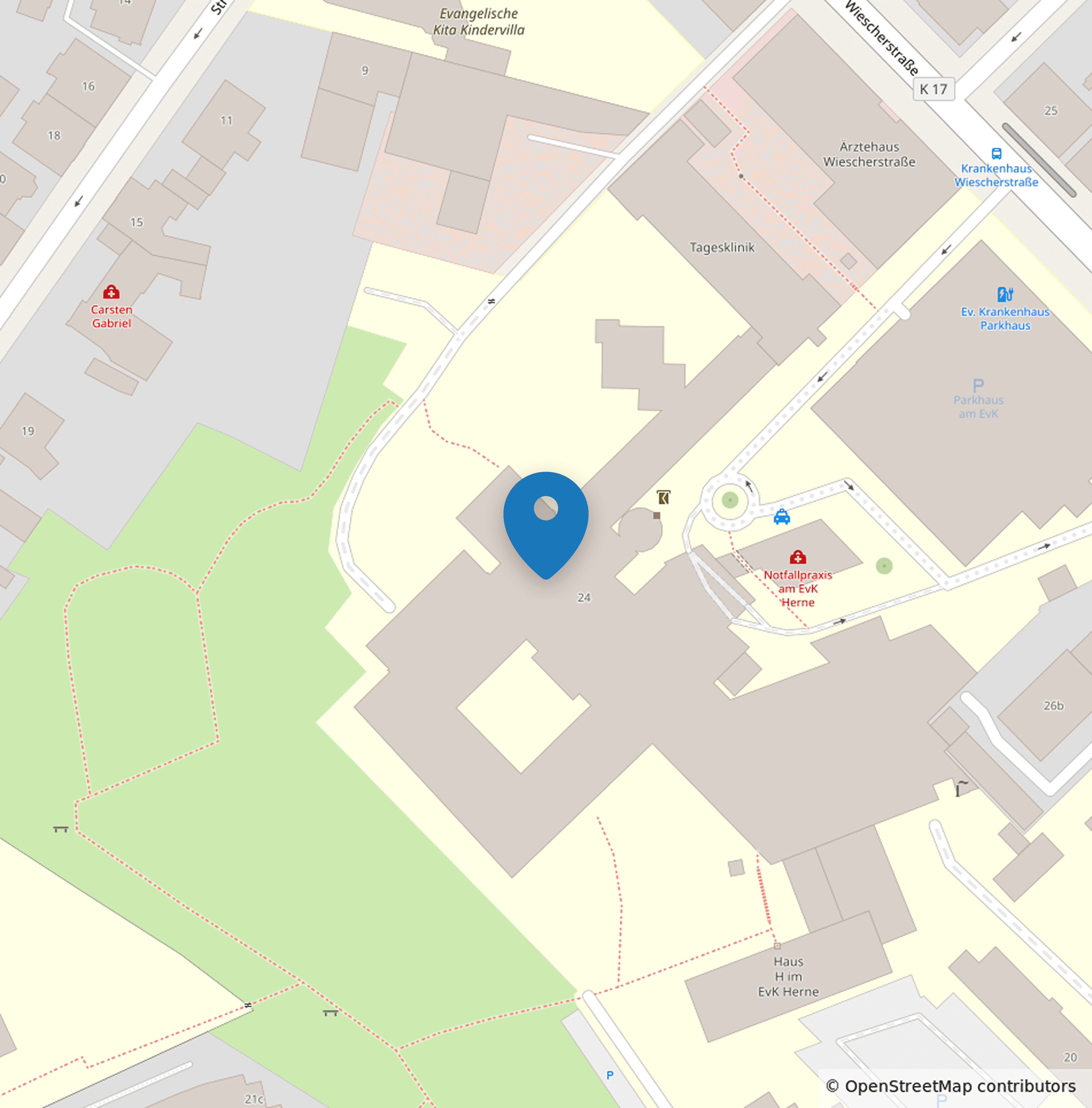 Standort Onkologie EVK Herne