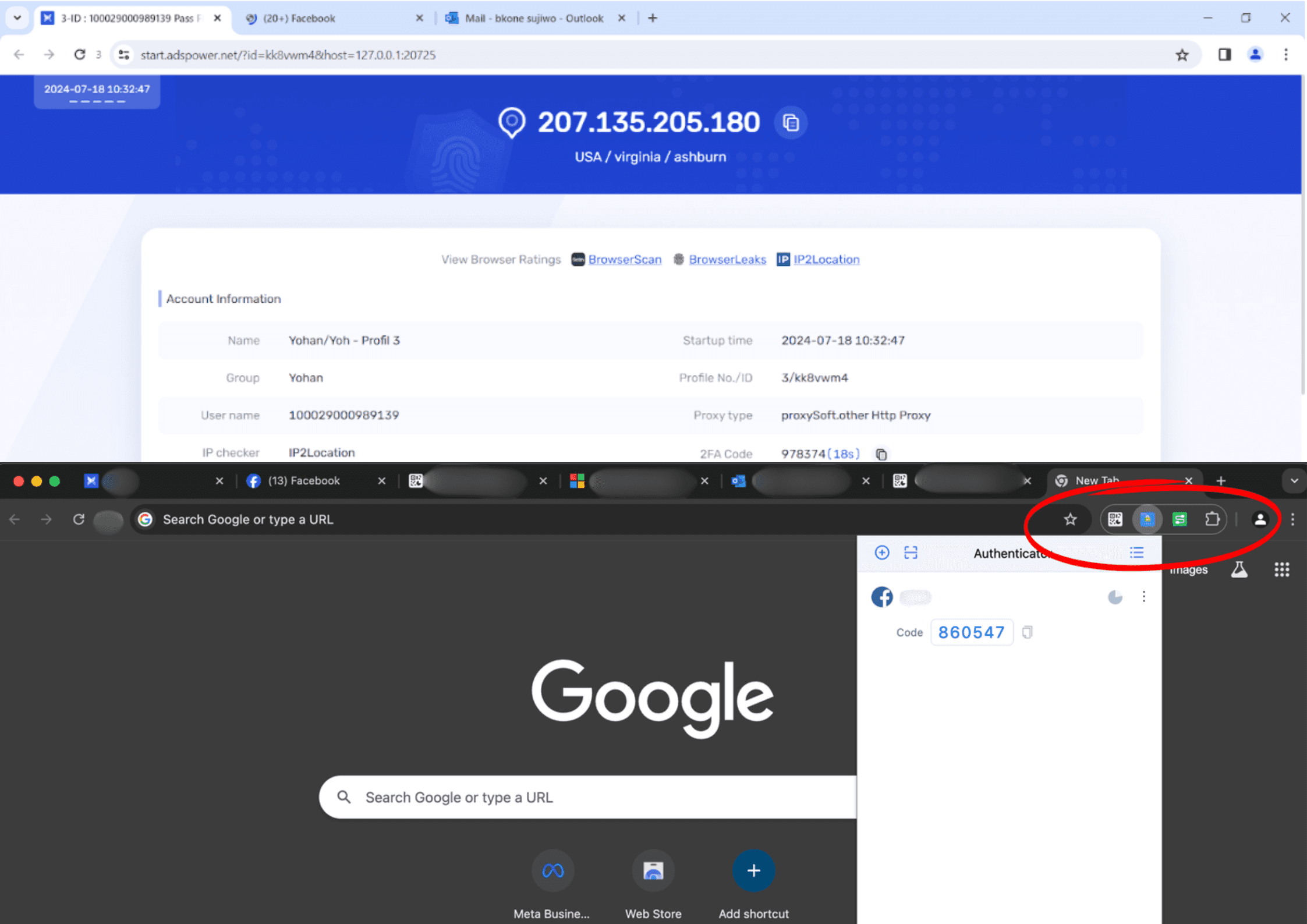 Step 4 Securely connect to your Facebook account