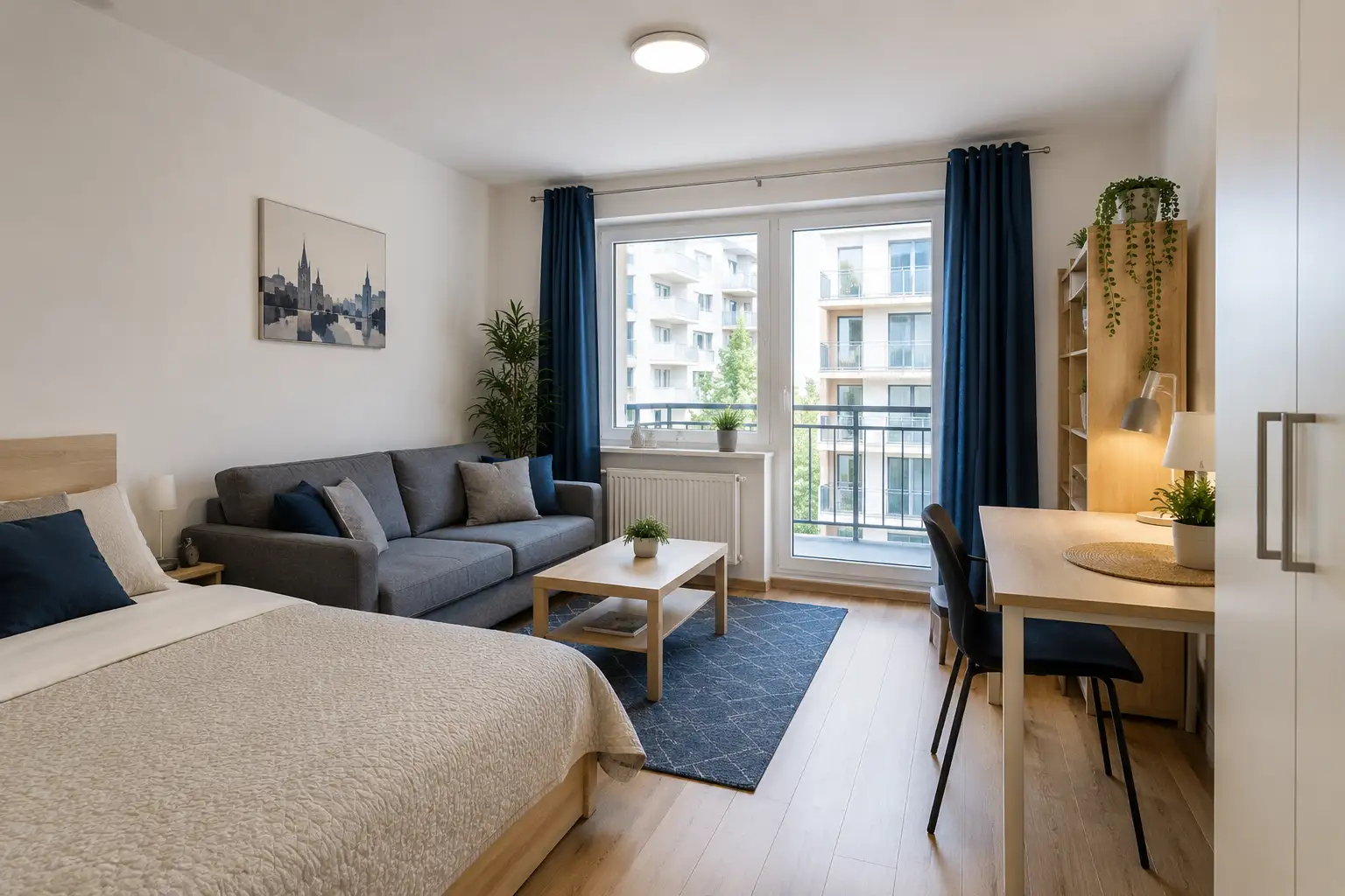 Modern student studio accommodation in Košice, Slovakia for international students
