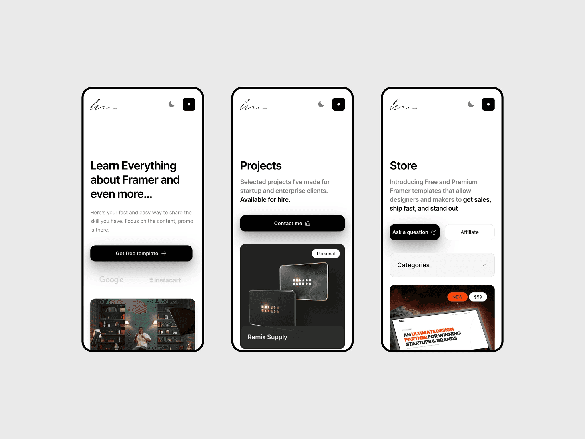 Mobile Mockup Visuals