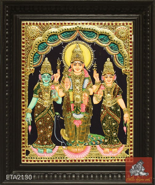 Murugan Tanjore Painting