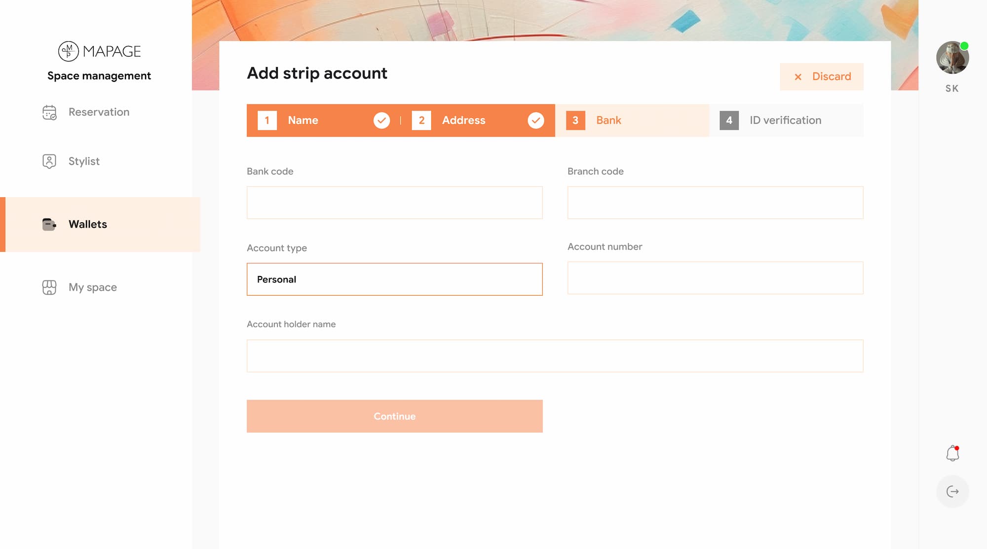 Stripe Bank Details