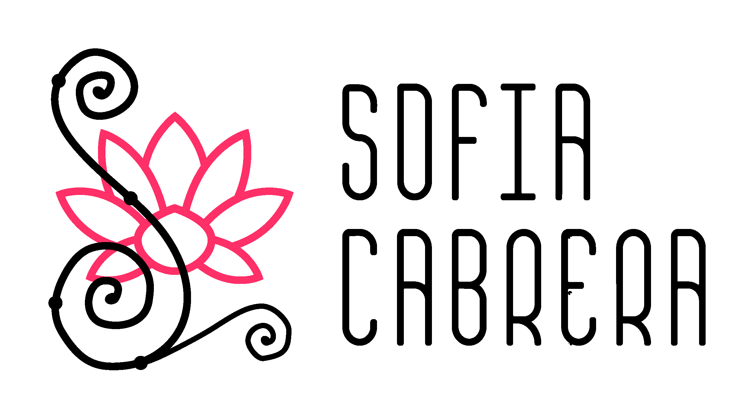 Sofia Cabrera Logo, lotus flower