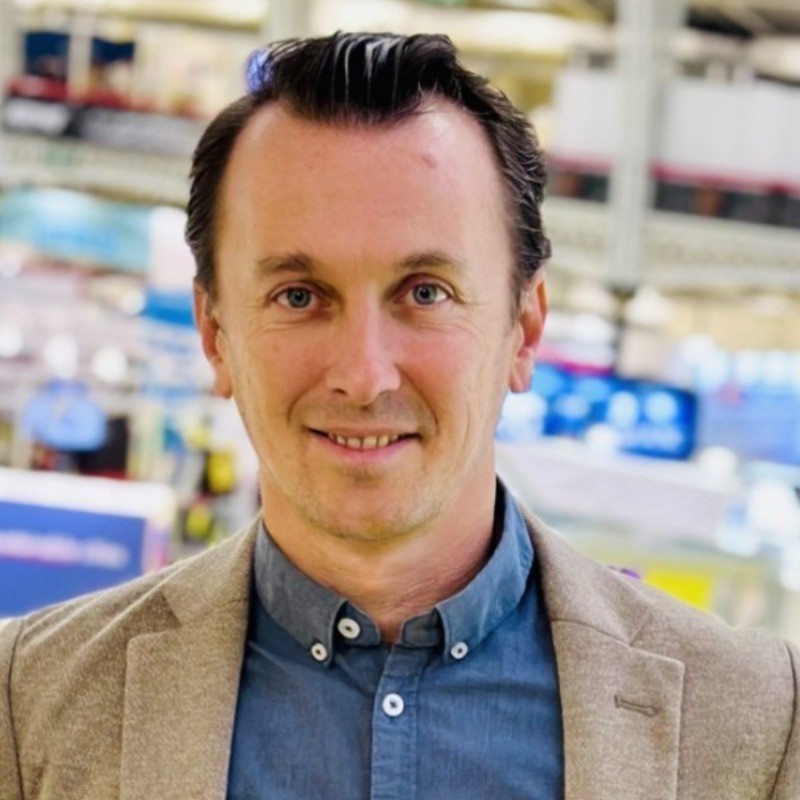 man in black button-up shirt