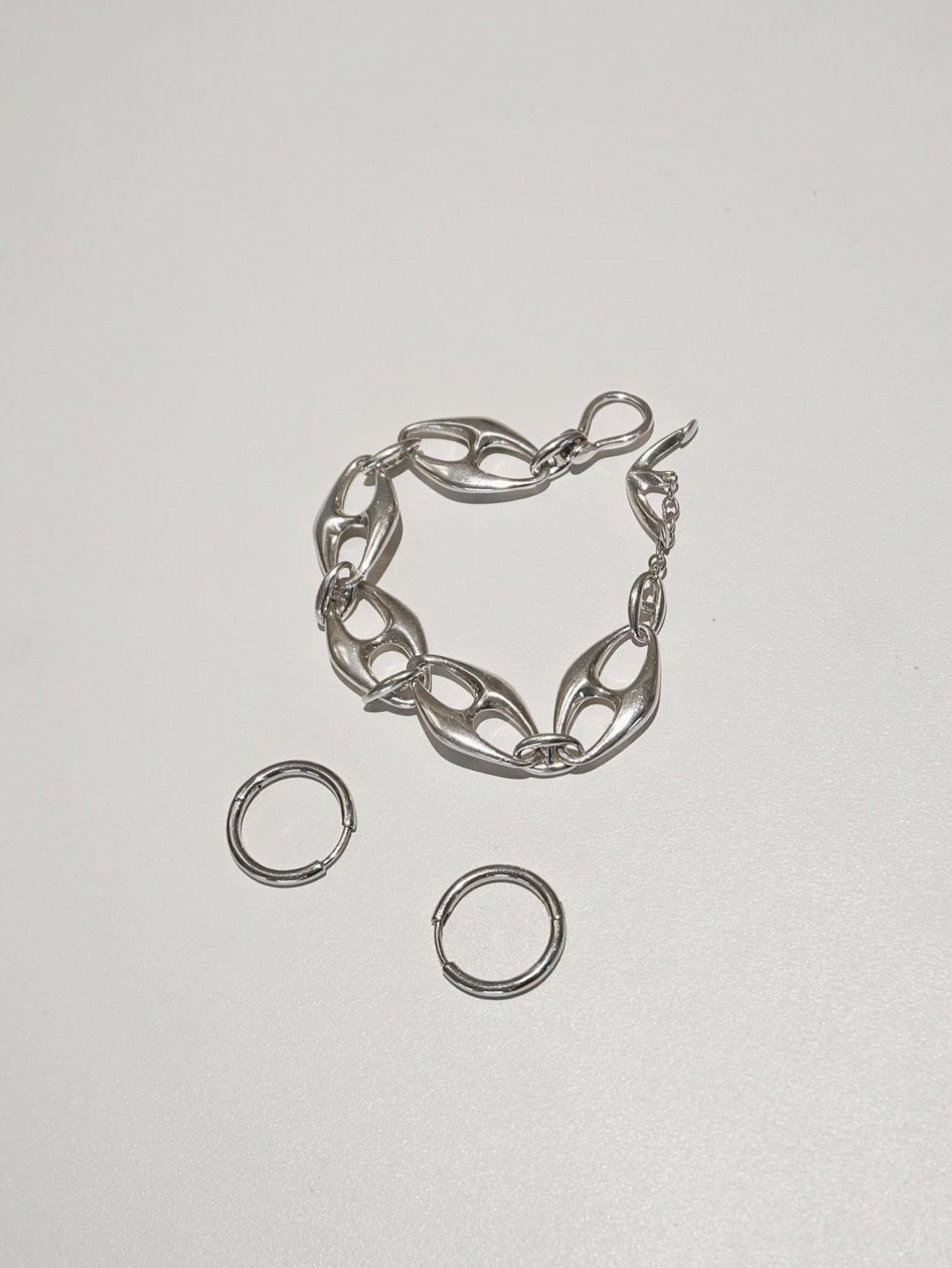 Large CF Anchor Chain Bracelet - Tadaima - Preview