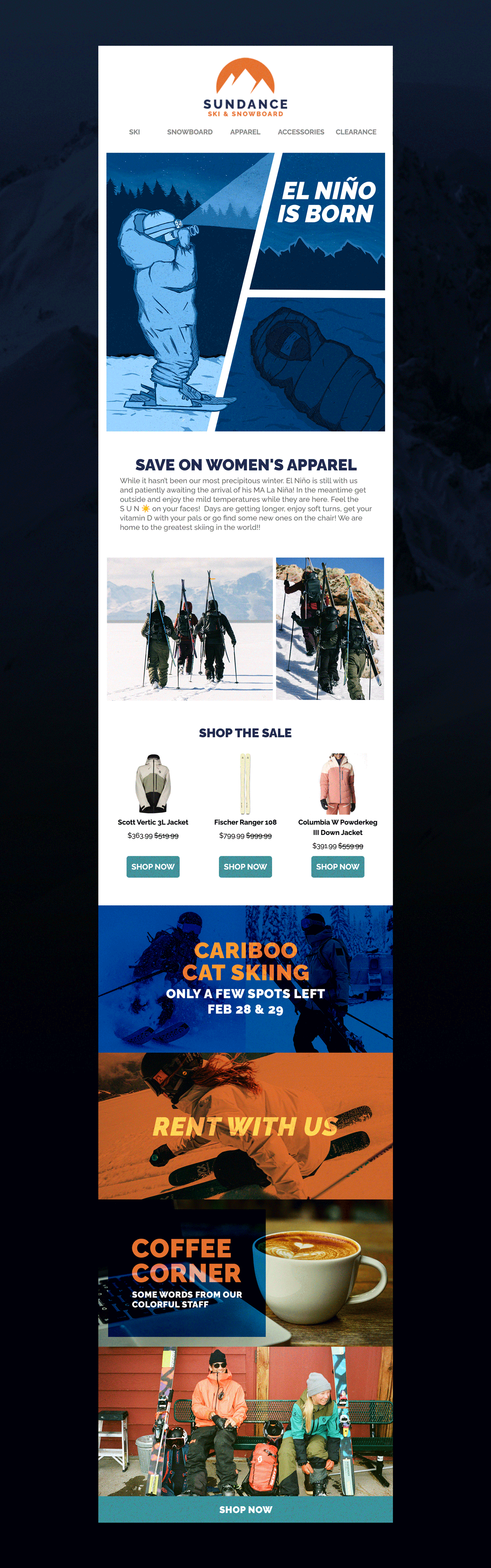 Sundance El Nino Email