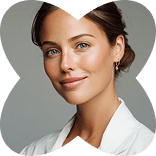 a young lady smiling and looking front