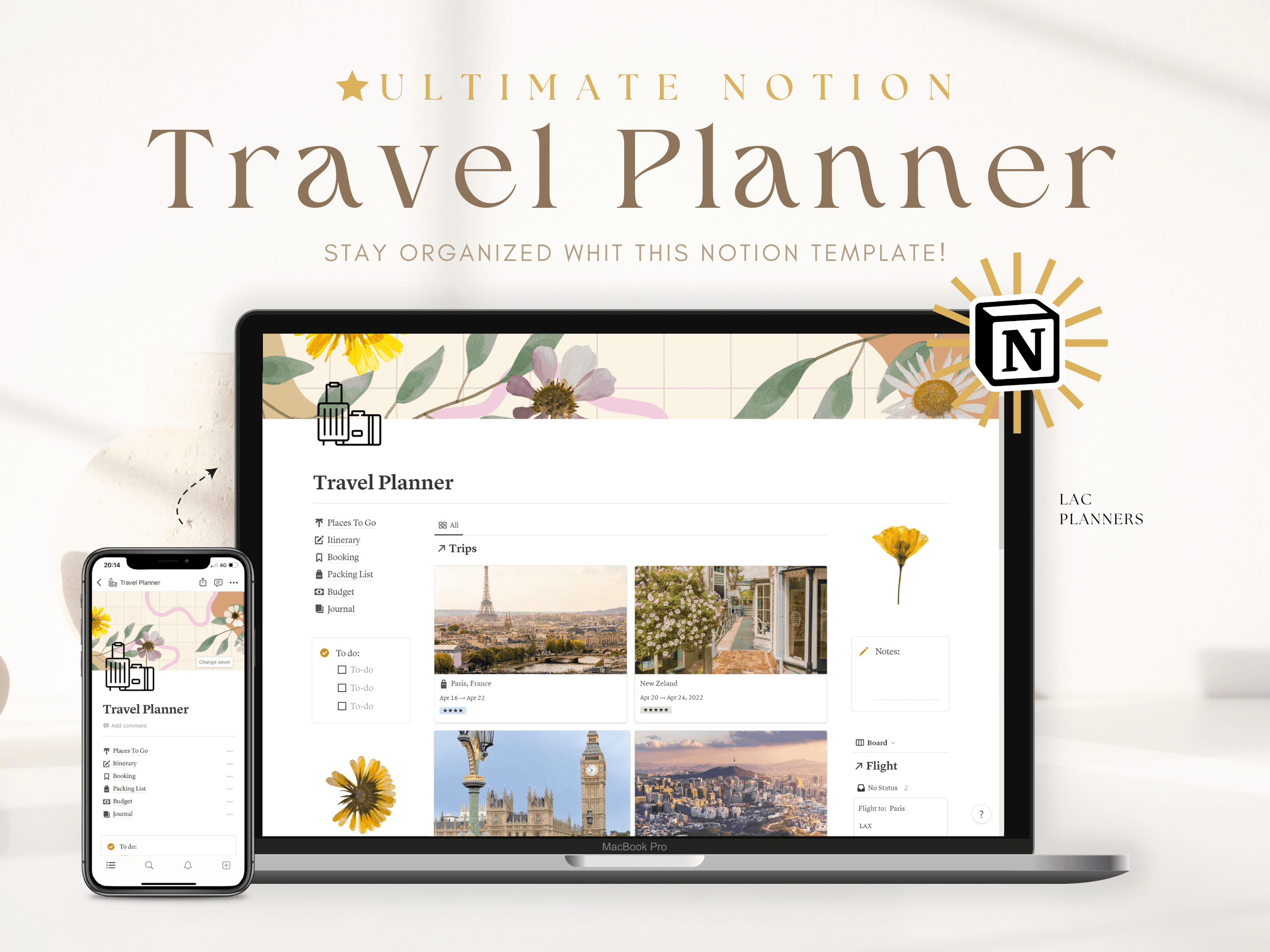 The 10+ Best Notion Travel Templates