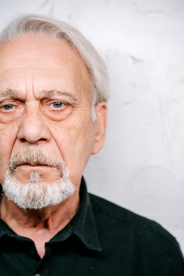 An Elderly Man With a Goatee