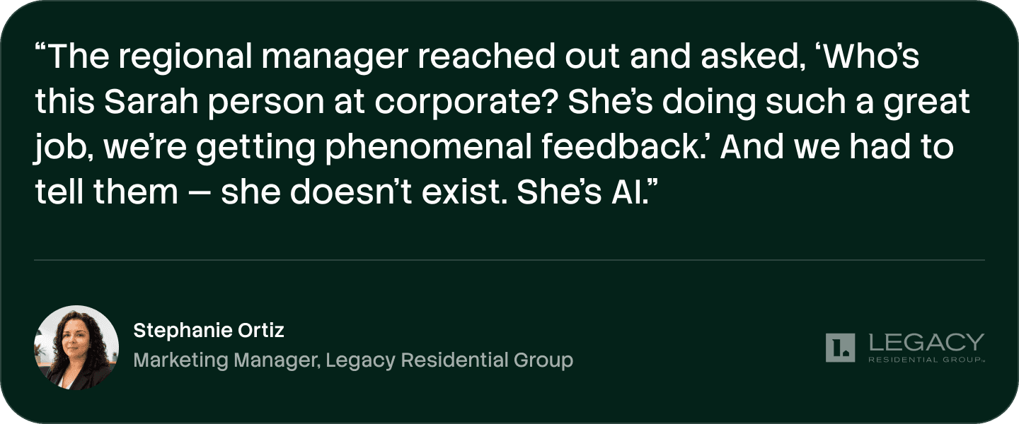 How Legacy Residential Group elevated the resident experience with ResiDesk