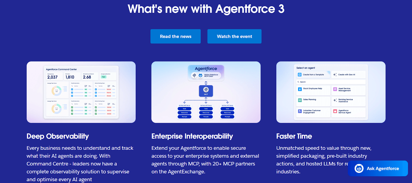 Salesforce Agentforce 3 feature