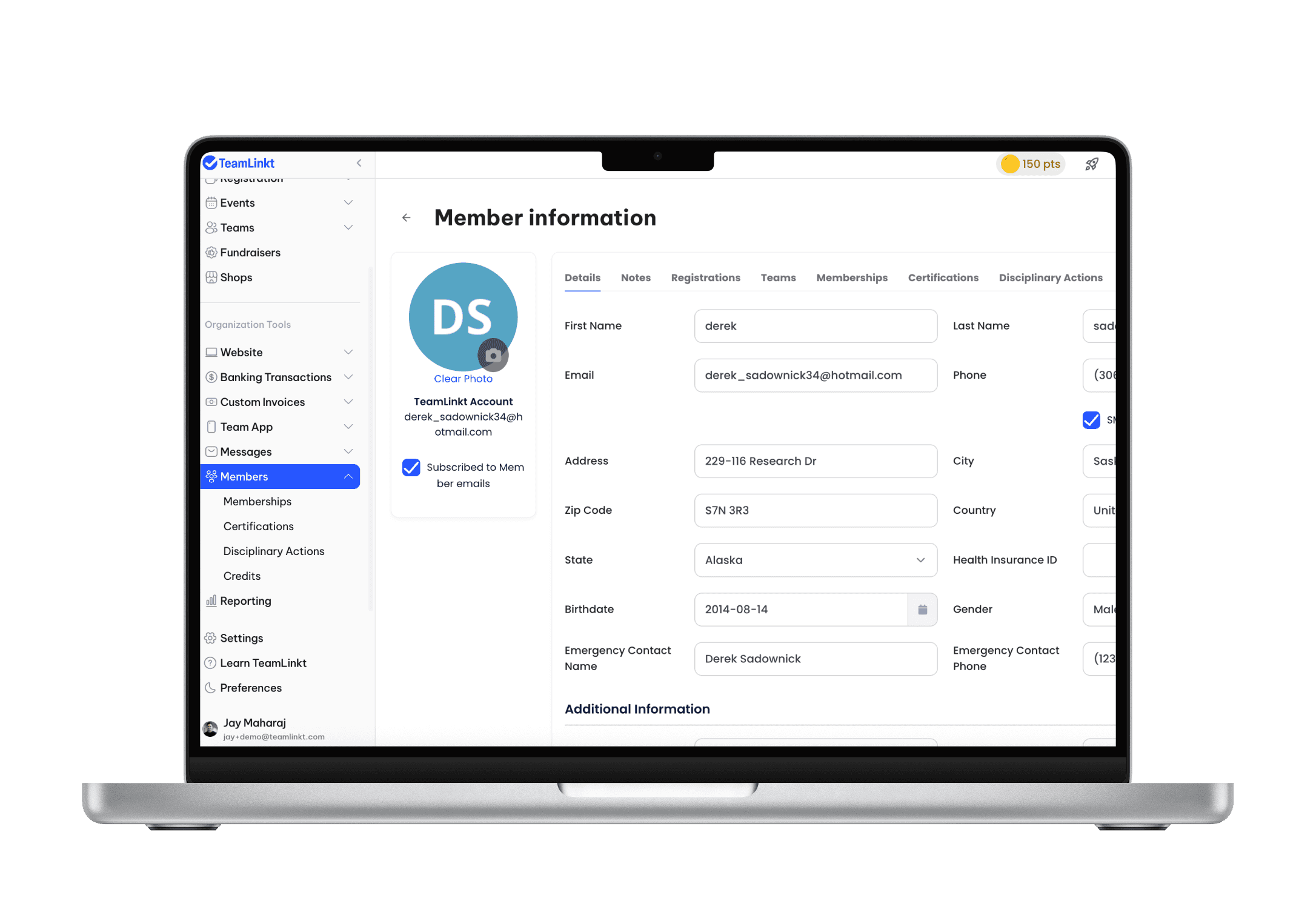 TeamLinkt's Member Profile 