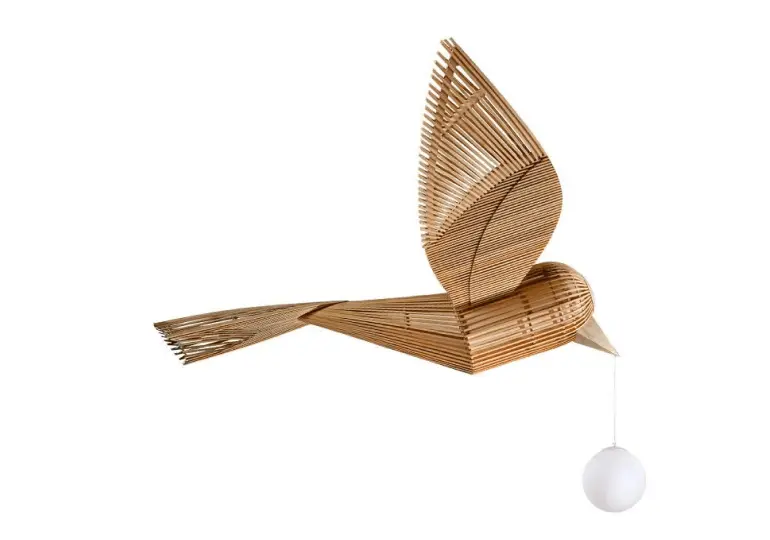 Lámpara colgante Bird Horizontal de Isidro Ferrer