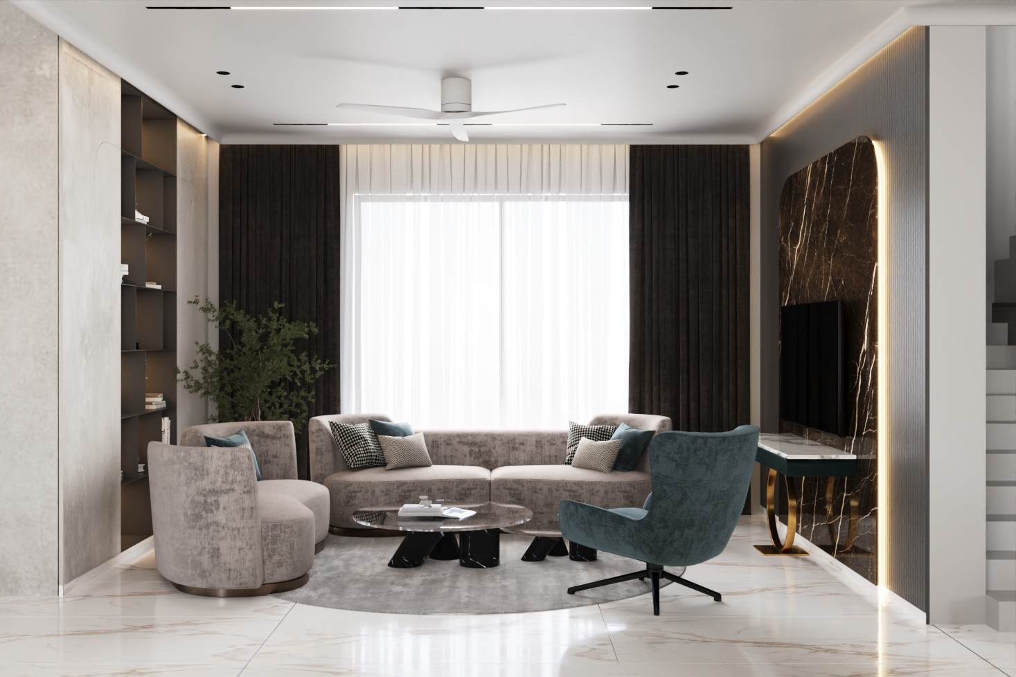 Image of Zen dining space