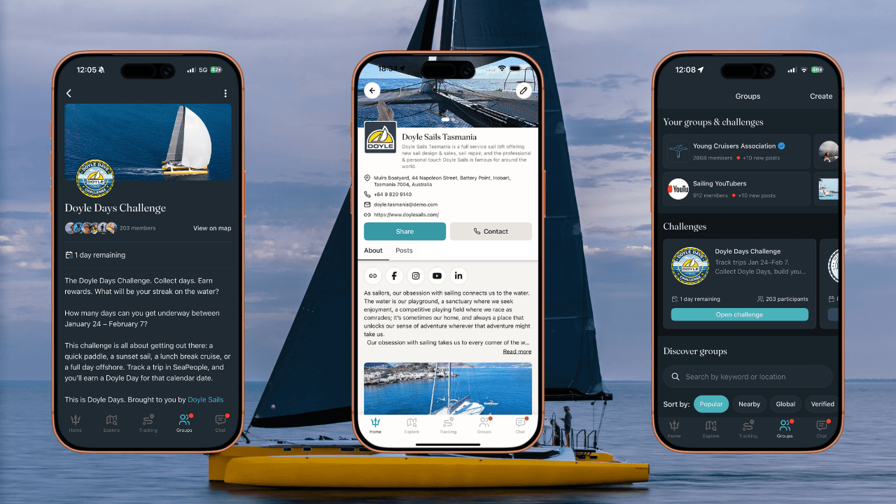 The Doyle Days challenge in the SeaPeople app