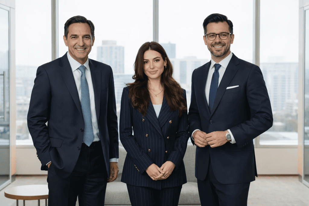 3 senior executive standing 