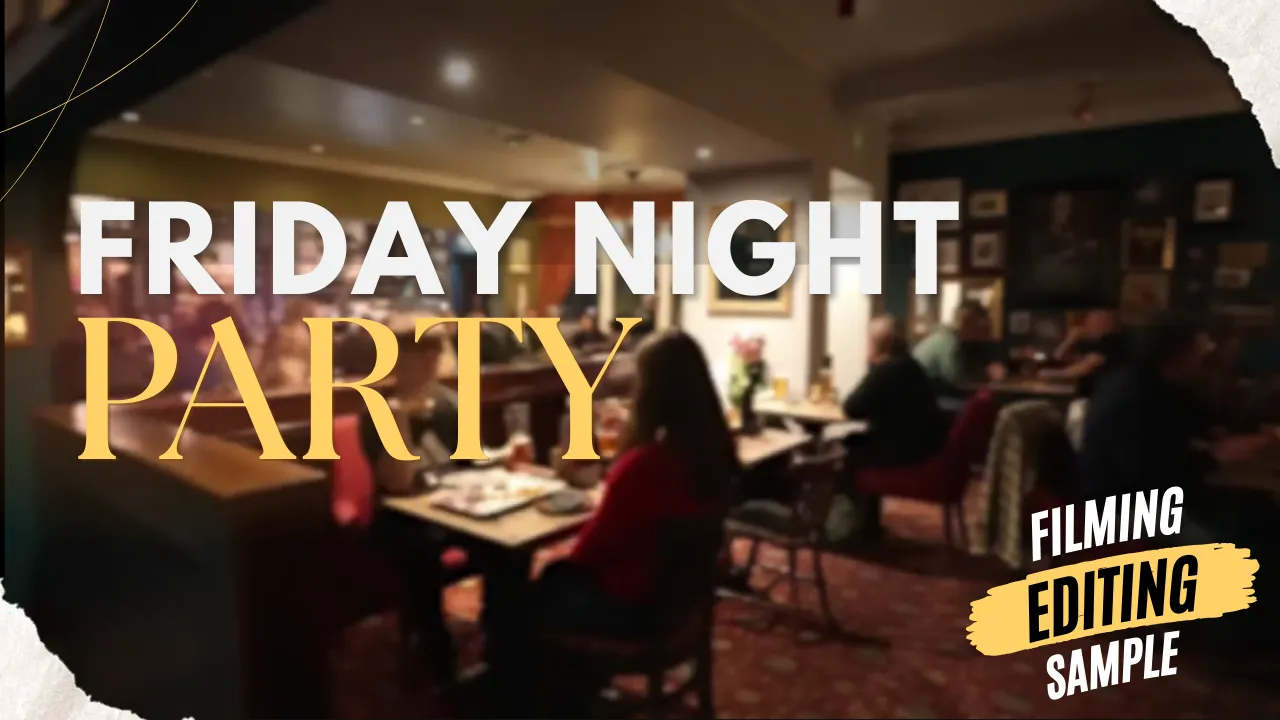 Professional restaurant and bar marketing video production for hospitality businesses.